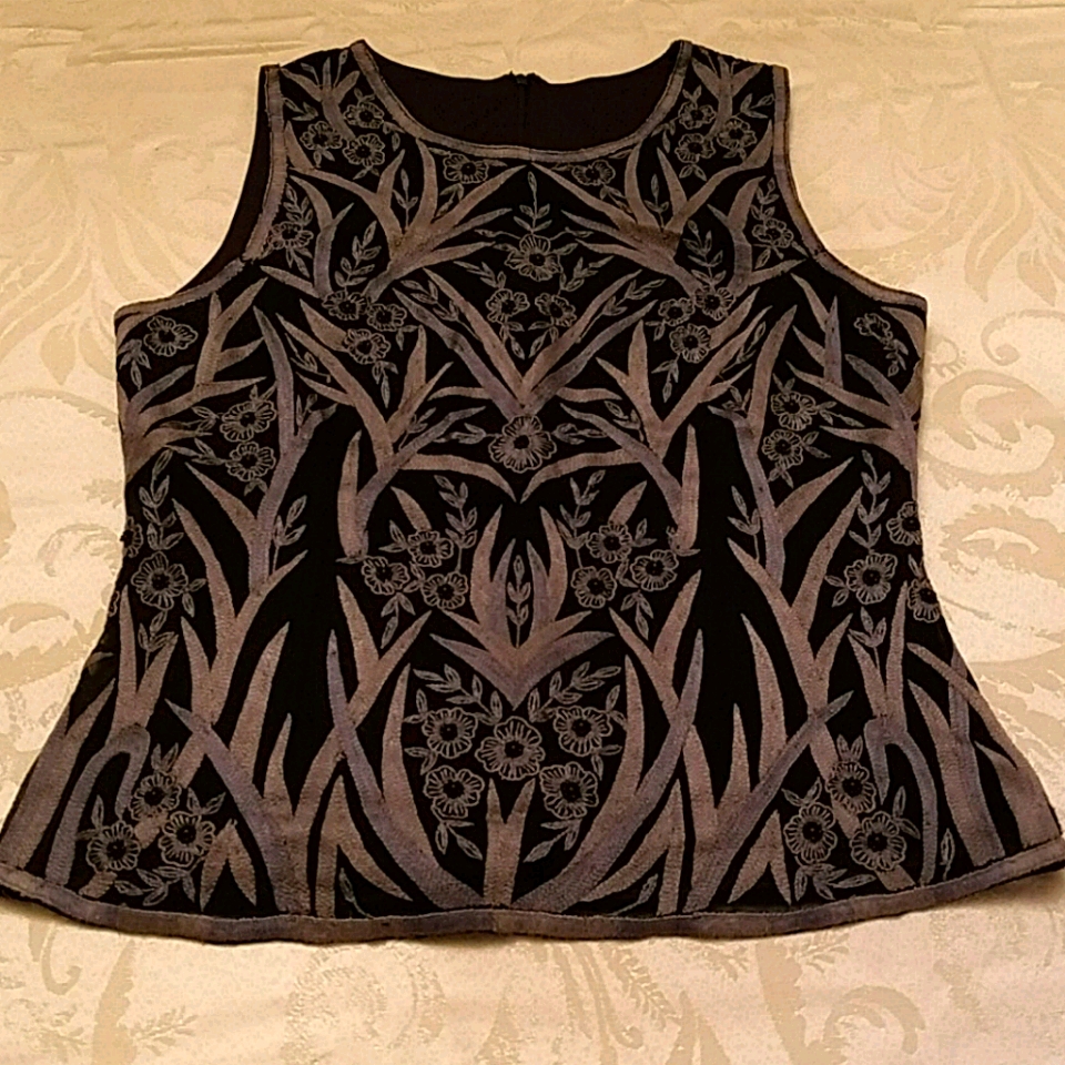 Embroidered Shell